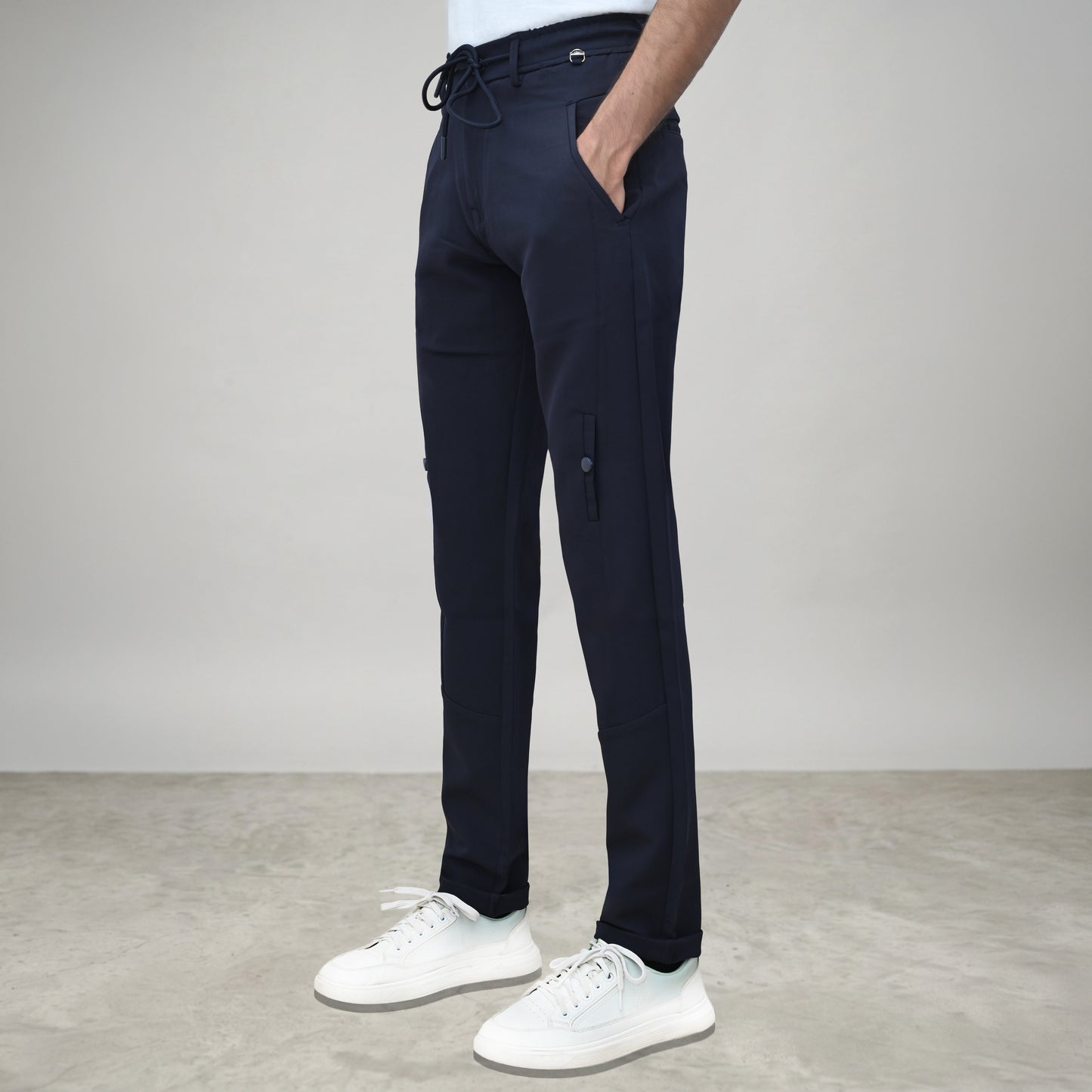 Relaxed Fit joggers with 4-Way Ultra-Stretch Lycra.