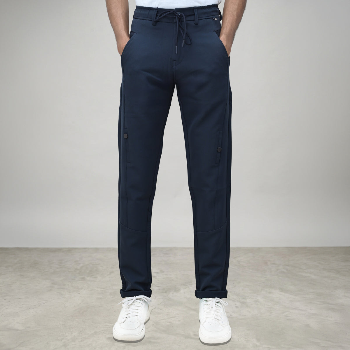 Relaxed Fit joggers with 4-Way Ultra-Stretch Lycra.