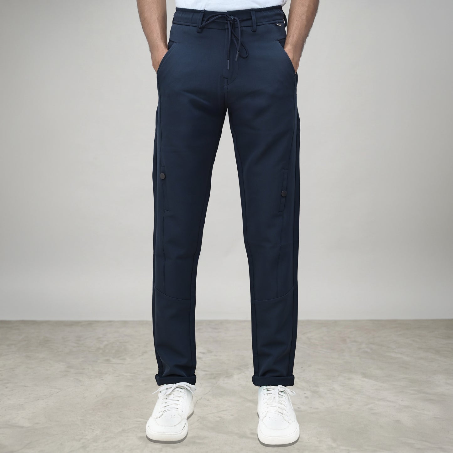 Relaxed Fit joggers with 4-Way Ultra-Stretch Lycra.