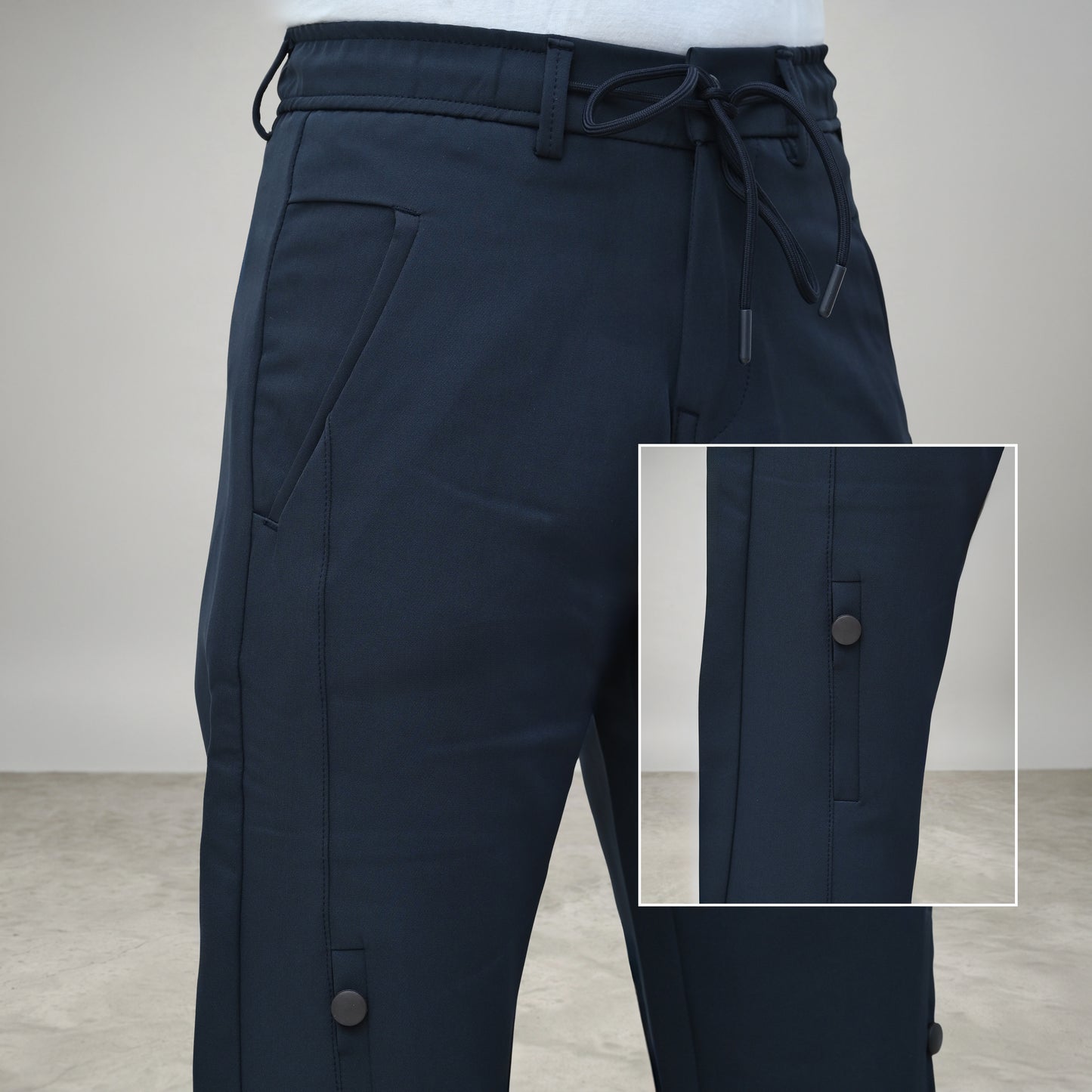Relaxed Fit joggers with 4-Way Ultra-Stretch Lycra.