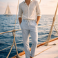 Comfort Fit Men's Linen Blend Lower