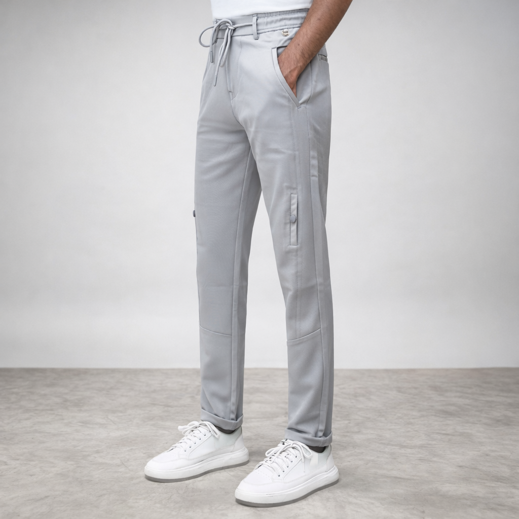 Relaxed Fit joggers with 4-Way Ultra-Stretch Lycra.