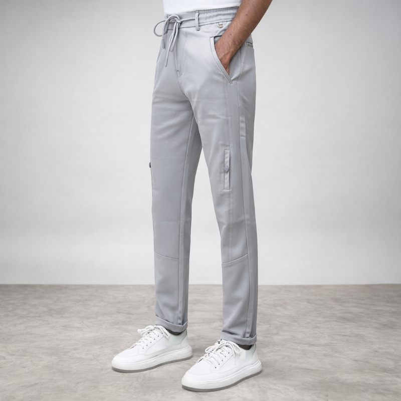 Relaxed Fit joggers with 4-Way Ultra-Stretch Lycra.