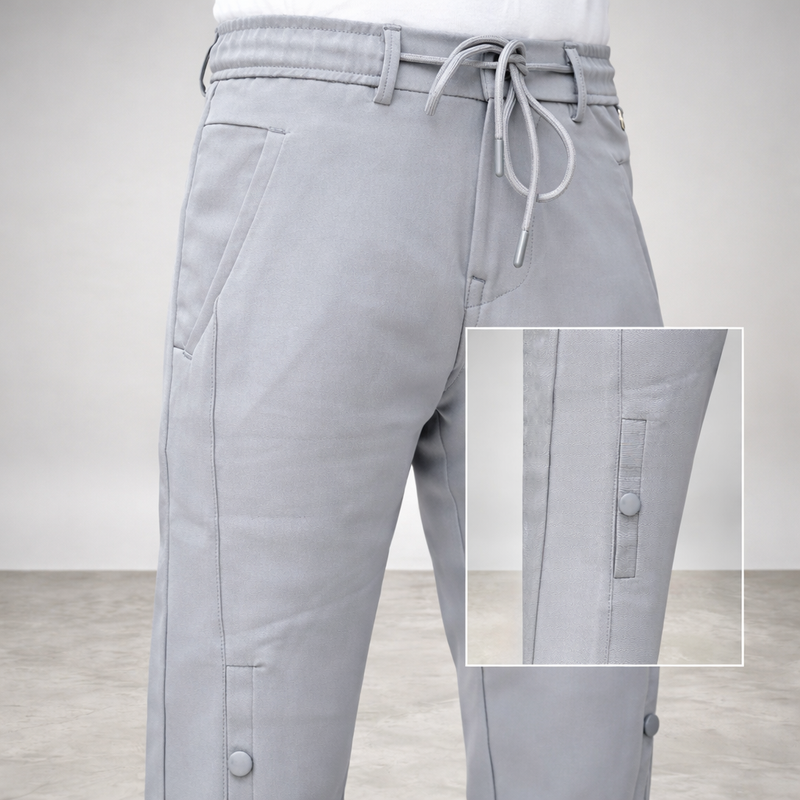 Relaxed Fit joggers with 4-Way Ultra-Stretch Lycra.