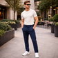 Relaxed Fit joggers with 4-Way Ultra-Stretch Lycra.