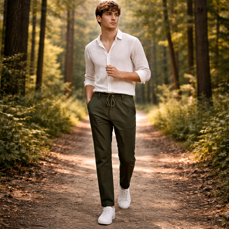 Lightweight Summer Linen Lowers