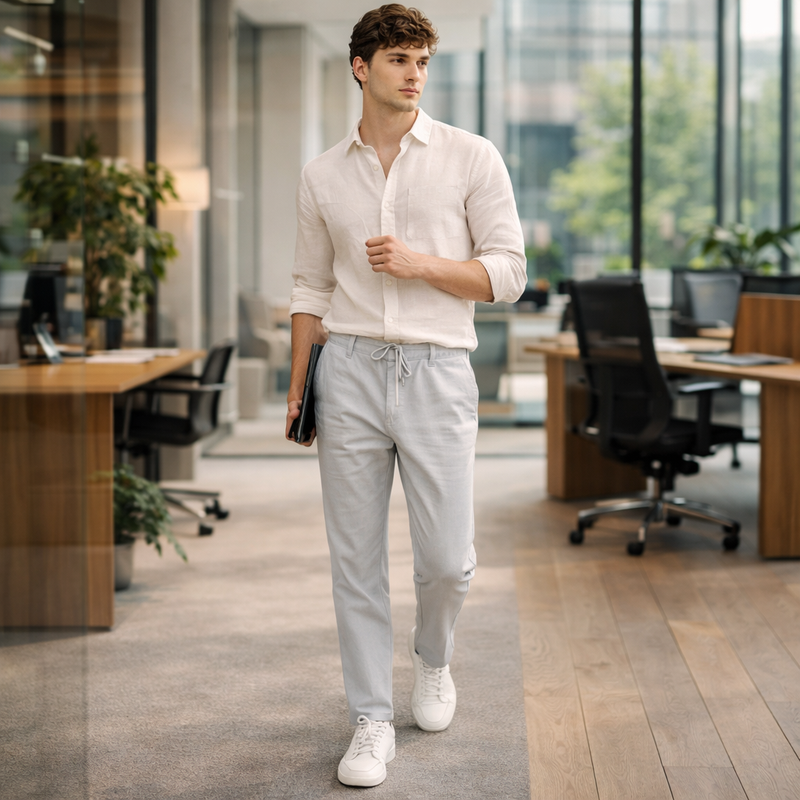 Lightweight Summer Linen Lowers